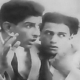 نمایی از فیلم صامت «آبی و رابی» (۱۳۰۹)، نخستین فیلم سینمایی ایران به کارگردانی اوانس اوگانیانس.