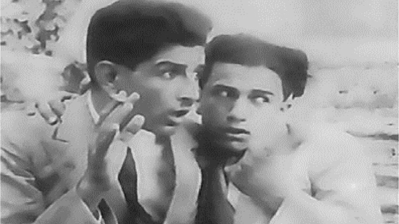 نمایی از فیلم صامت «آبی و رابی» (۱۳۰۹)، نخستین فیلم سینمایی ایران به کارگردانی اوانس اوگانیانس.