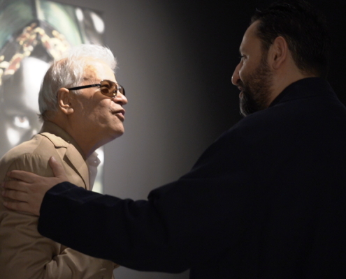 عباس یاری در نمایشگاه «آنها که کمتر می‌شناسیم» از مجموعه آثار ساناز ارجمند