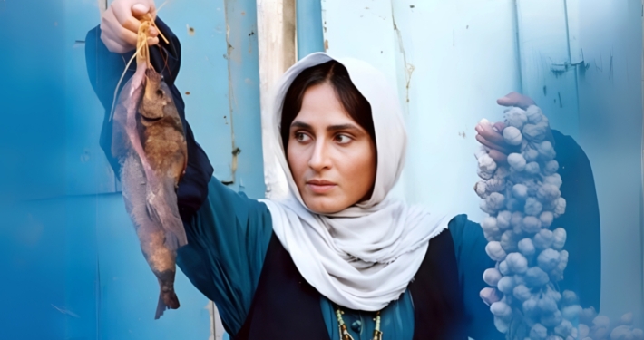 تصویر سوسن تسلیمی در نقش نایی جان در فیلم باشو غریبه کوچک